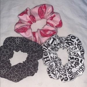 3 PC Custom Scrunchie Set